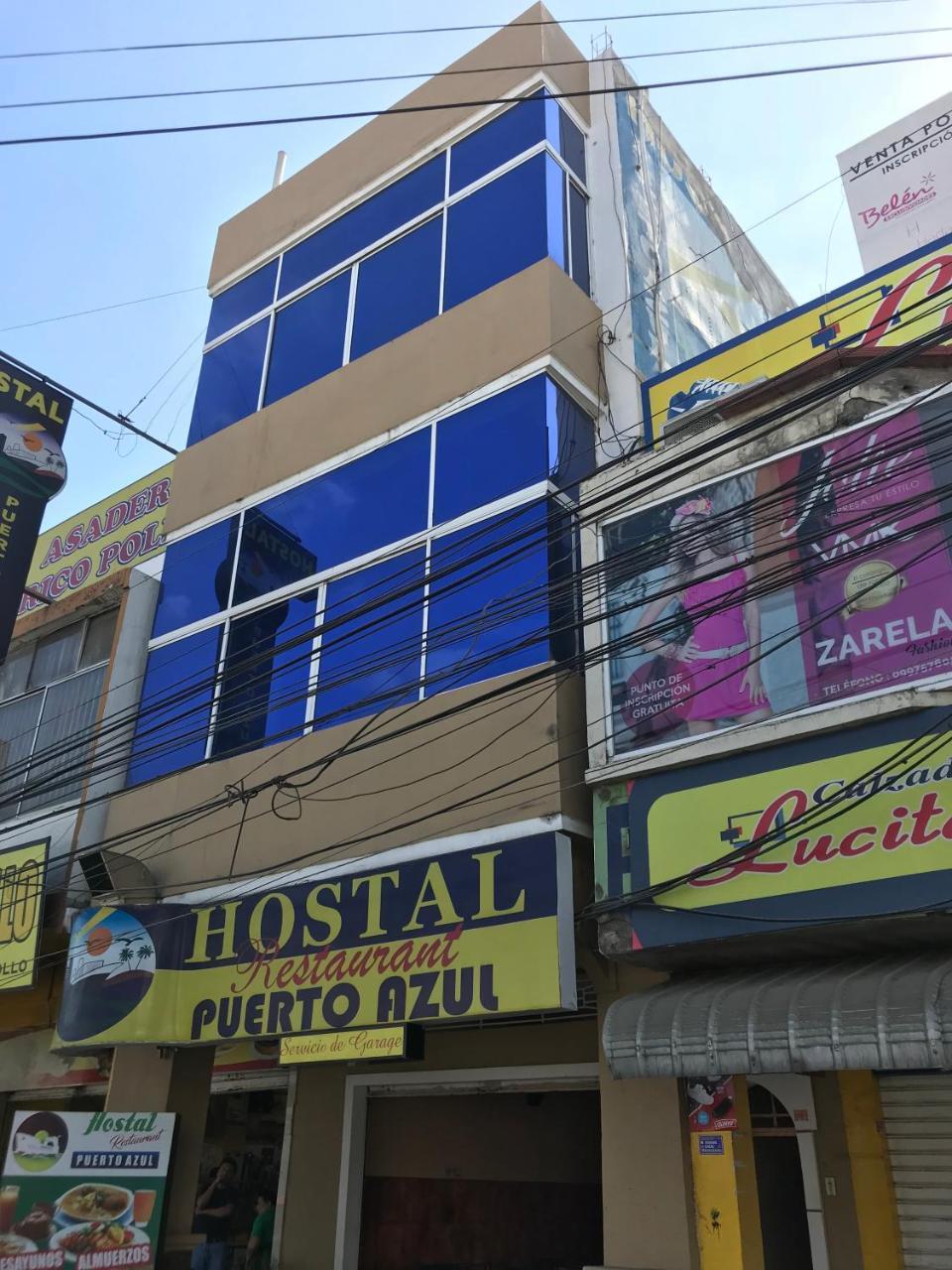 Hostal Puerto Azul Manta Exterior foto